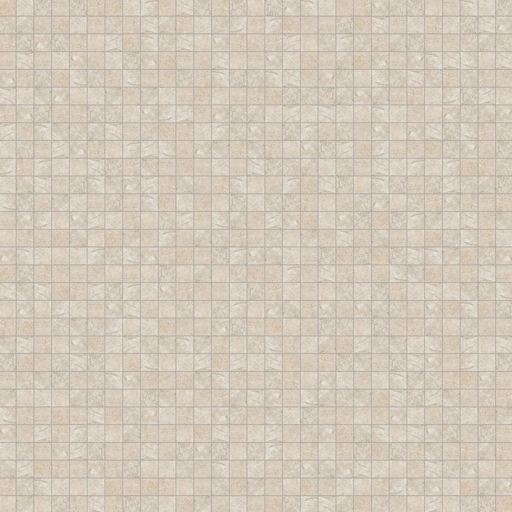 Marble Systems Sand Moon Matte 2x2 Porcelain Mosaic 12x12 - Sand Moon