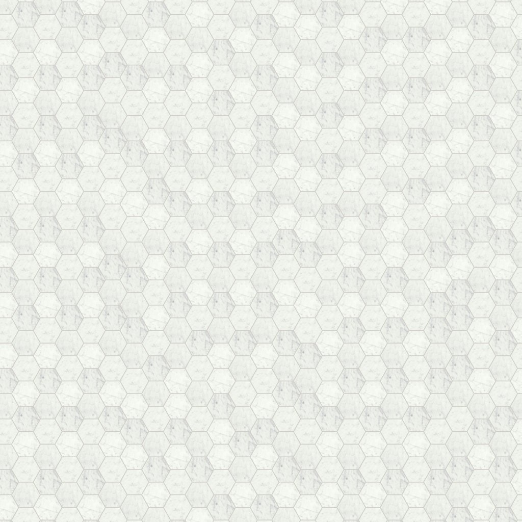 Qualis Ceramica Eterna Bianco 6 Honed Hexagon Mosaic