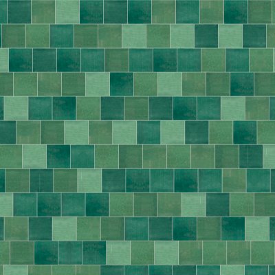 Qualis Ceramica Morocco 5x5 Green Gloss - Random Length