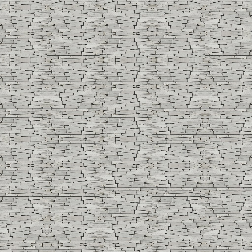 Qualis Ceramica Riviera Tileworks Chelsea White Mix Marble Interlocking Mosaic