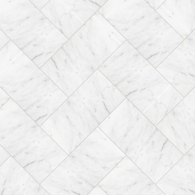 Qualis Ceramica Bianco Venatino 12x24 Honed - Herringbone