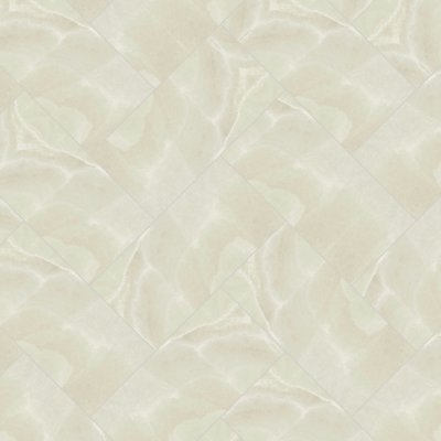 Qualis Ceramica Lustra 12x24 Onyx Crema Polished - Herringbone