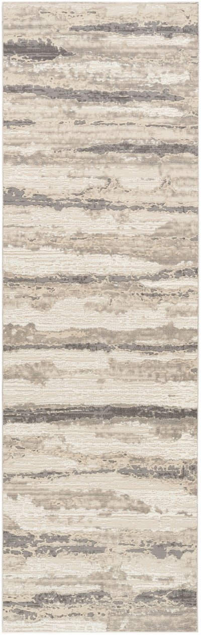 Nourison Home Nourison Eco-Friendly ECO03 5'3" x 7'3" Ivory Multicolor Modern Indoor Rug - 2'2" x 7'6