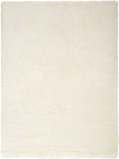 Nourison Home Nourison Luxurious Shag LXR05 7'10" x 9'10" Ivory Shag Indoor Rug - 5'3" x 7'3"