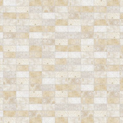 Qualis Ceramica Ivory 3x6 Tumbled - Grid