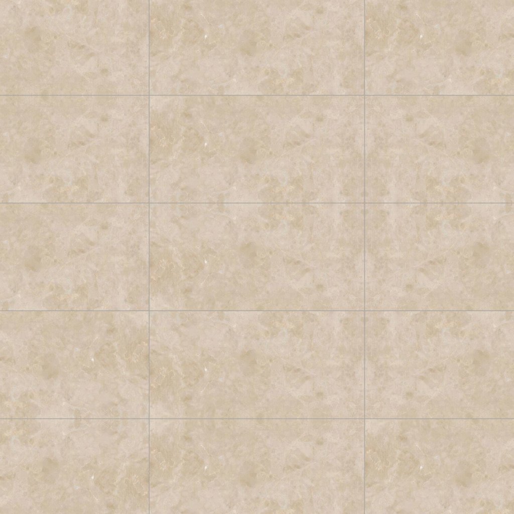 Marble Systems Latte Polished Porcelain Backed Marble Tile 12x24 - Latte