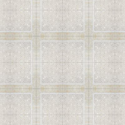 Marble Systems Dolomite, Shell Polished Joie Marble Mosaic 12x12 - Dolomite, Shell - 12" x 12" x 3/8"
