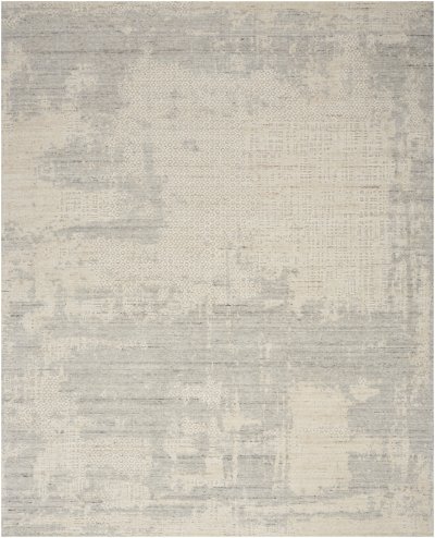 Nourison Home Nourison Harmony HAY04 8'6" x 11'6" Ivory Grey Modern Indoor Rug - 8'6" x 11'6"