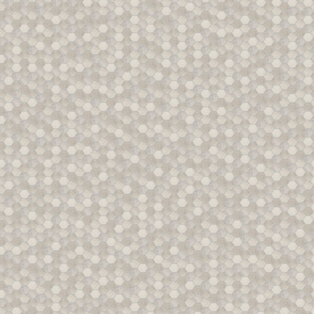 Daltile Vintage Hex Wisdom White, Hexagon, 1.5, Matte - Wisdom White