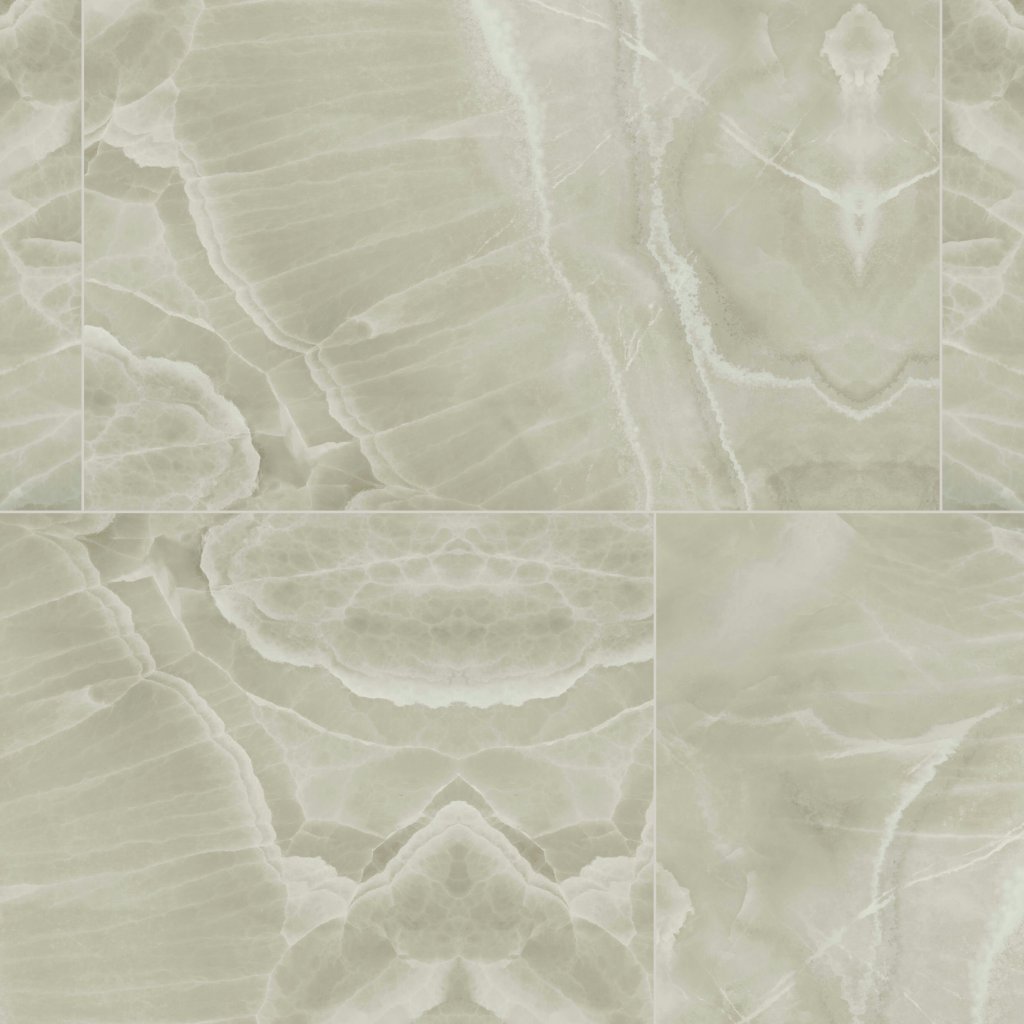 Qualis Ceramica Lustra 48x48 Onyx Sage Honed