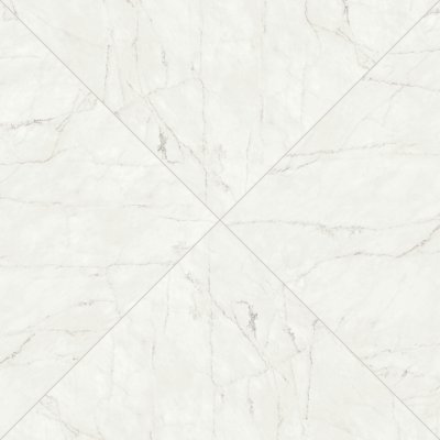 Qualis Ceramica Royal Stoneworks 48X48 Cloudstone White Polished - Herringbone
