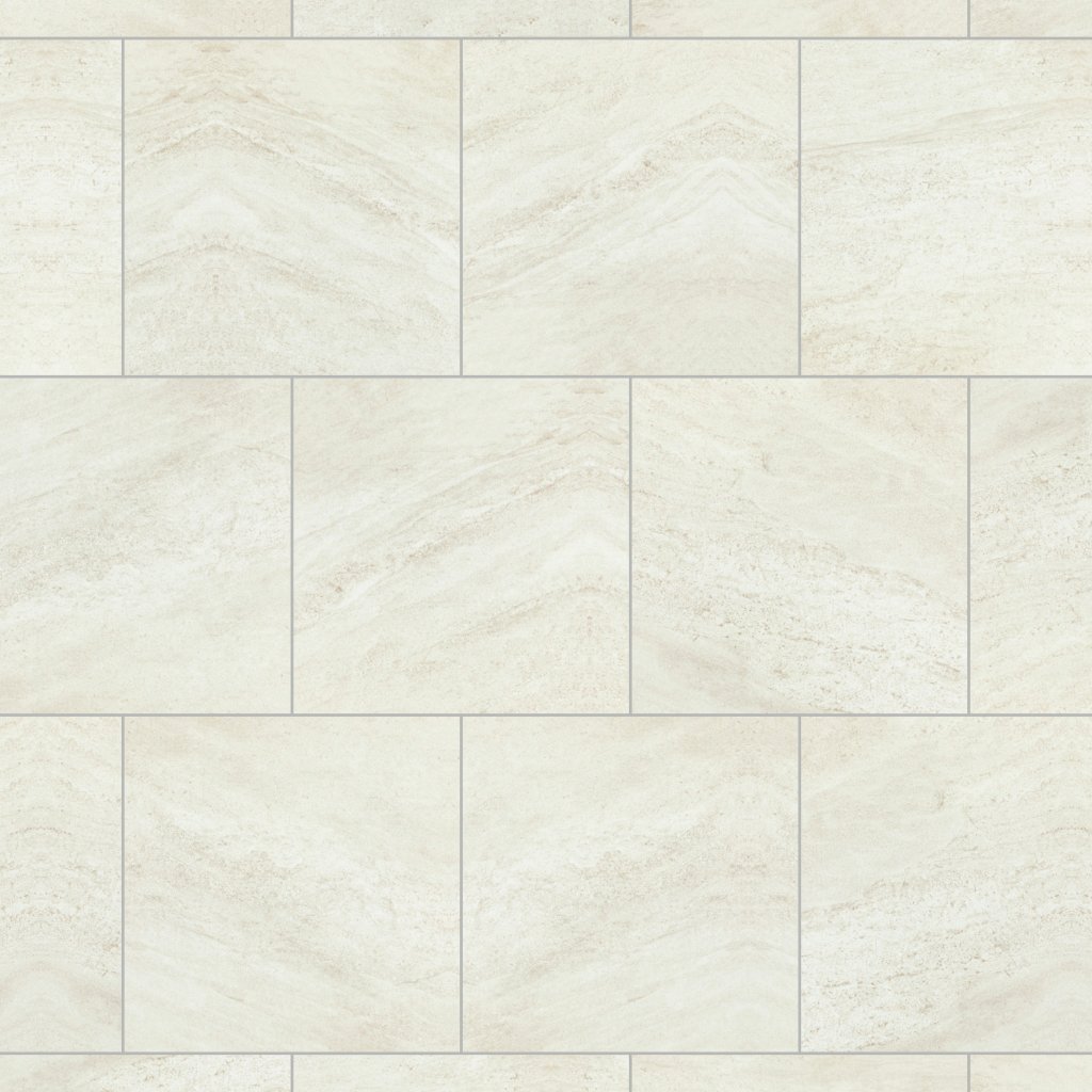 Daltile Advantage Washed White , Square, 18X18, Matte - Washed White