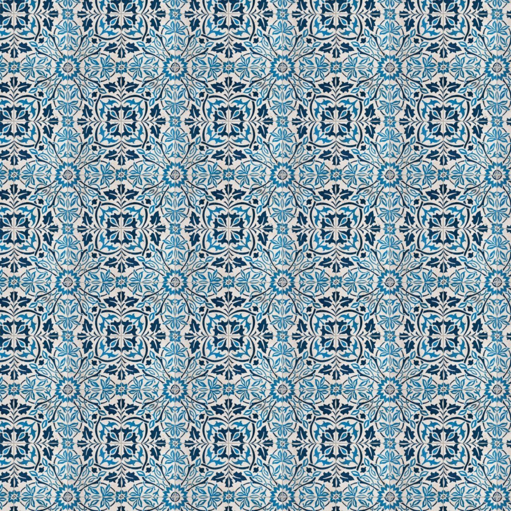 Marble Systems Voysey-20a Glazed Ceramic Tile 6x6 - Voysey-20a