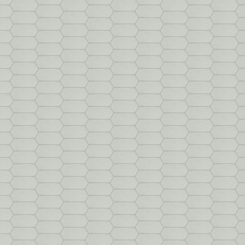 Marble Systems Cold Glossy Picket Ceramic Tile 3x6 - Cold