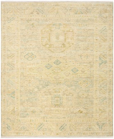 Nourison Home Nourison Odessa ODS08 5'6" x 8' Green Vintage Indoor Rug - 7'9" x 9'9"