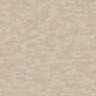 Diana Royal Polished 1 1/4x6 Marble Mosaic 12x12 - Diana Royal - 12" x 12" x 3/8"