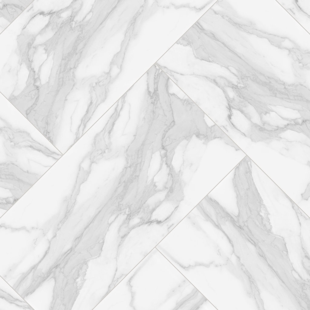 Qualis Ceramica Plata 24x48 Statuario Brina Matte
