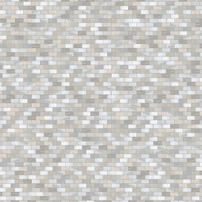 Puka Glossy 1/2x1 1/4 Glass Mosaic 12 3/4x12 1/4 - Puka - 12 3/4" x 12 1/4" x 15/64"
