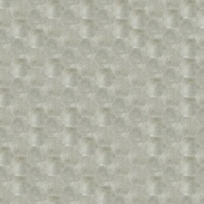 Qualis Ceramica Seville 5.5x6.3 Grey Hexagon - 5.5" x 6.3"