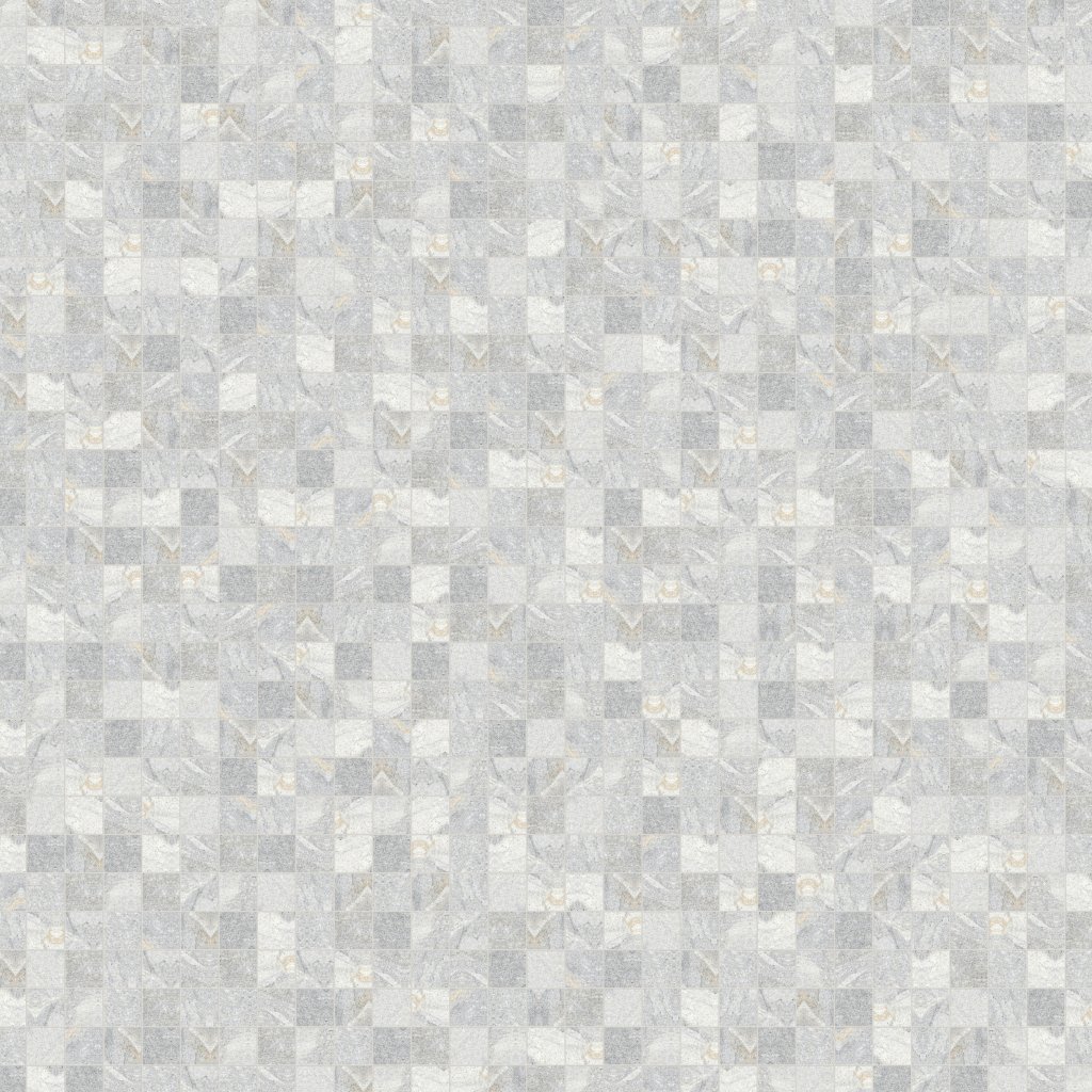 Qualis Ceramica Capri 2x2 Light Grey Mosaic - Light Grey