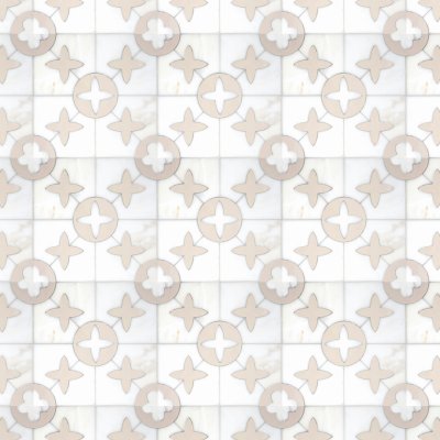 Marble Systems Calacatta Amber, J13, R1057 Polished Estelle Waterjet Marble Mosaic 16 3/16x16 3/16 - Calacatta Amber, J13, R1057 - 16 3/16" x 16 3/16" x 3/8"