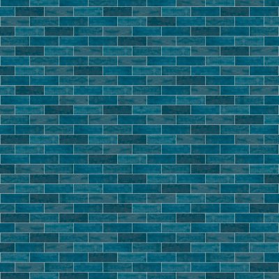 Qualis Ceramica Barcelona 2X6 Blue - Alternating 1/2