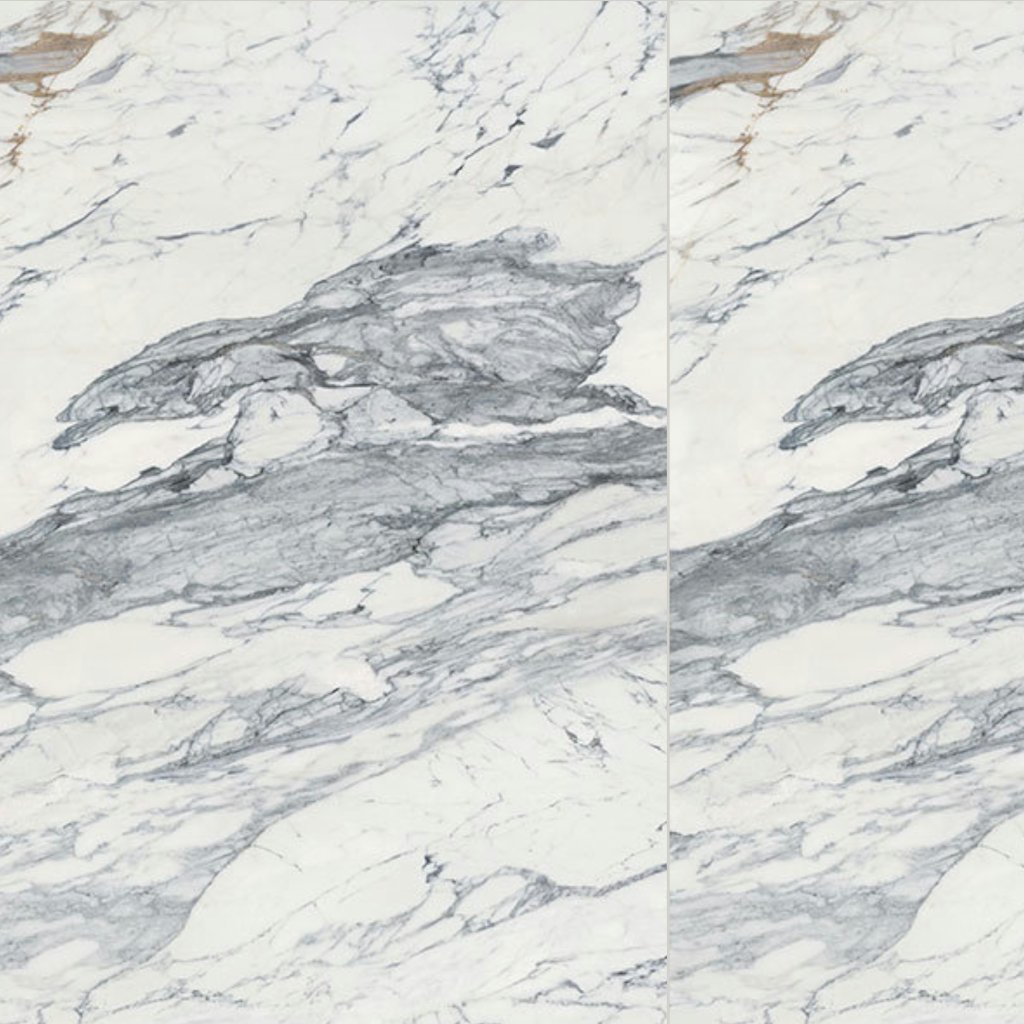 Qualis Ceramica Royal Stoneworks 63X126 Regal White Vein Honed