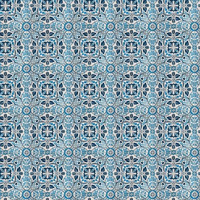 Marble Systems Voysey-20a Glazed Ceramic Tile 6x6 - Voysey-20a - 6" x 6" x 3/8"