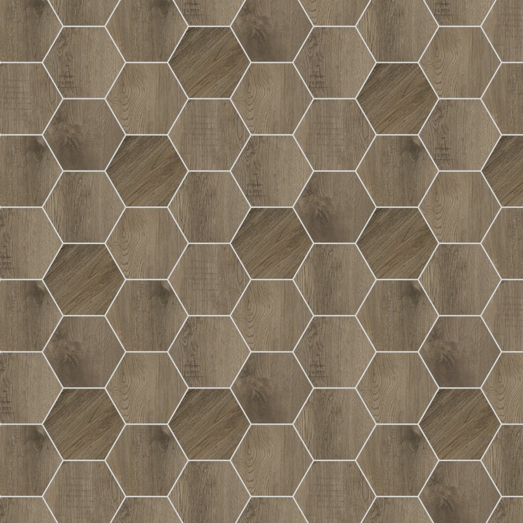Daltile Sleigh Creek Carriage, Hexagon, 8X9, Matte - Carriage