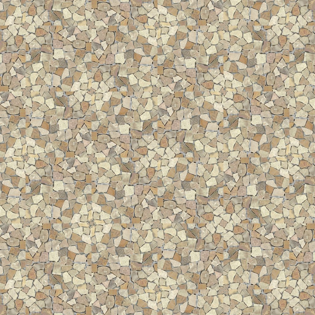 Qualis Ceramica Riviera Tileworks Chelsea Onyx White/Red Opus Interlocking Mosaic