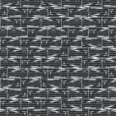 Qualis Ceramica Obsession 5x10 Nero - Alternating 1/3