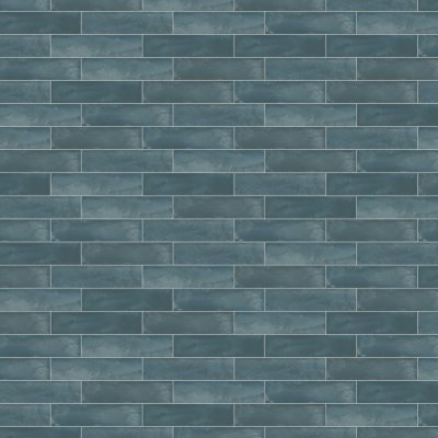 Qualis Ceramica Grand Cayman 3x12 Kaibo Teal - Alternating 1/3