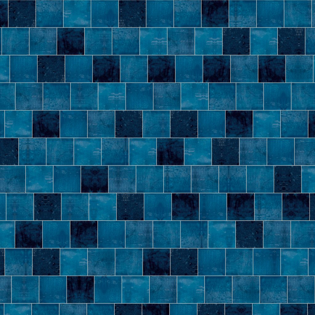 Qualis Ceramica Morocco 5x5 Blue Gloss