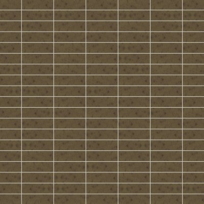 Qualis Ceramica Obsidian 3x9 Bronze Beveled - Grid