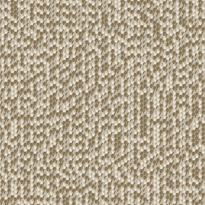 Qualis Ceramica Riviera Tileworks Chelsea Medium hexagon gold aluminum mosaic - 12"x 12"