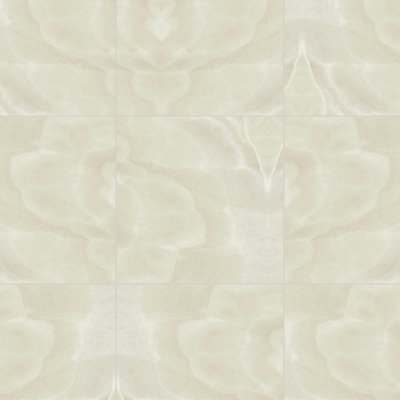 Qualis Ceramica Lustra 24x24 Onyx Crema Honed - Grid