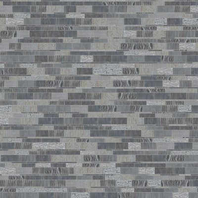 Marble Systems Basalto Multi Finish Split Face Basalt Mosaic 12x12 - Basalto - 12" x 12" x 3/8"