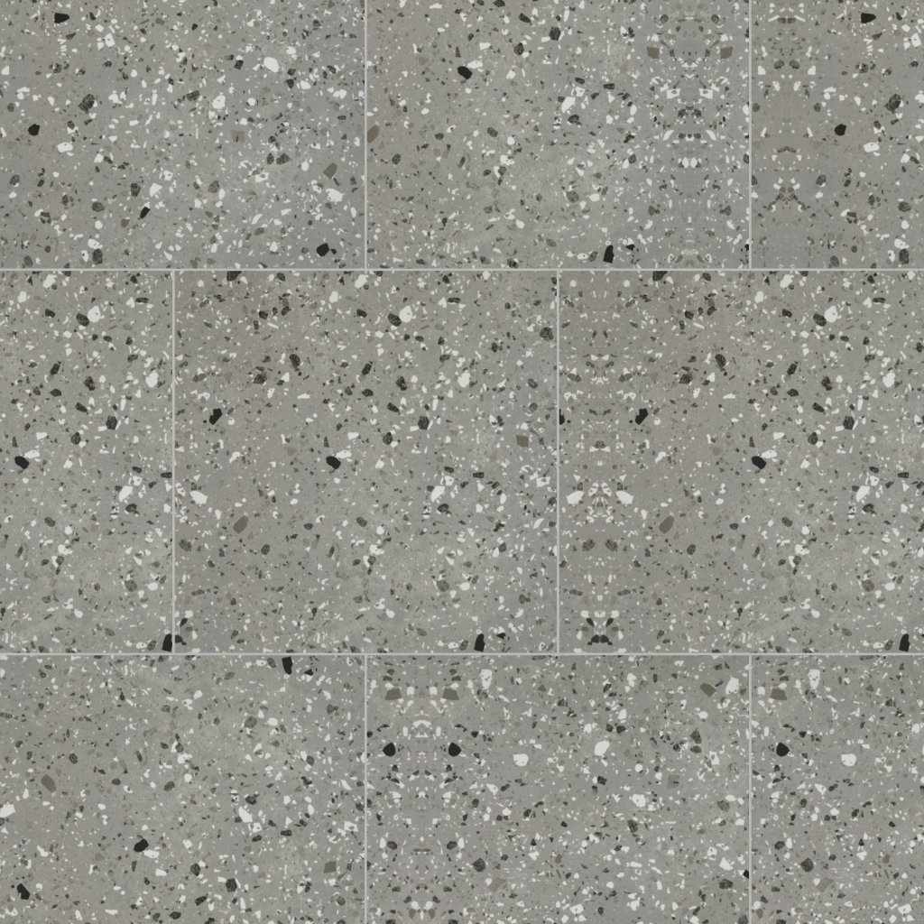 Daltile Poke Smoke Flecks, Square, 24X24, Matte - Smoke Flecks