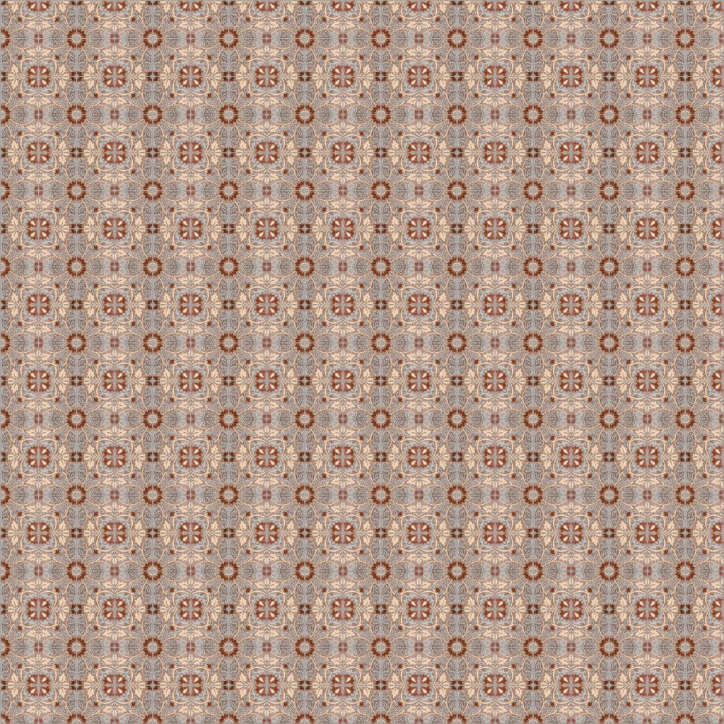 Marble Systems Voysey-20a I Glazed Ceramic Tile 6x6 - Voysey-20a I