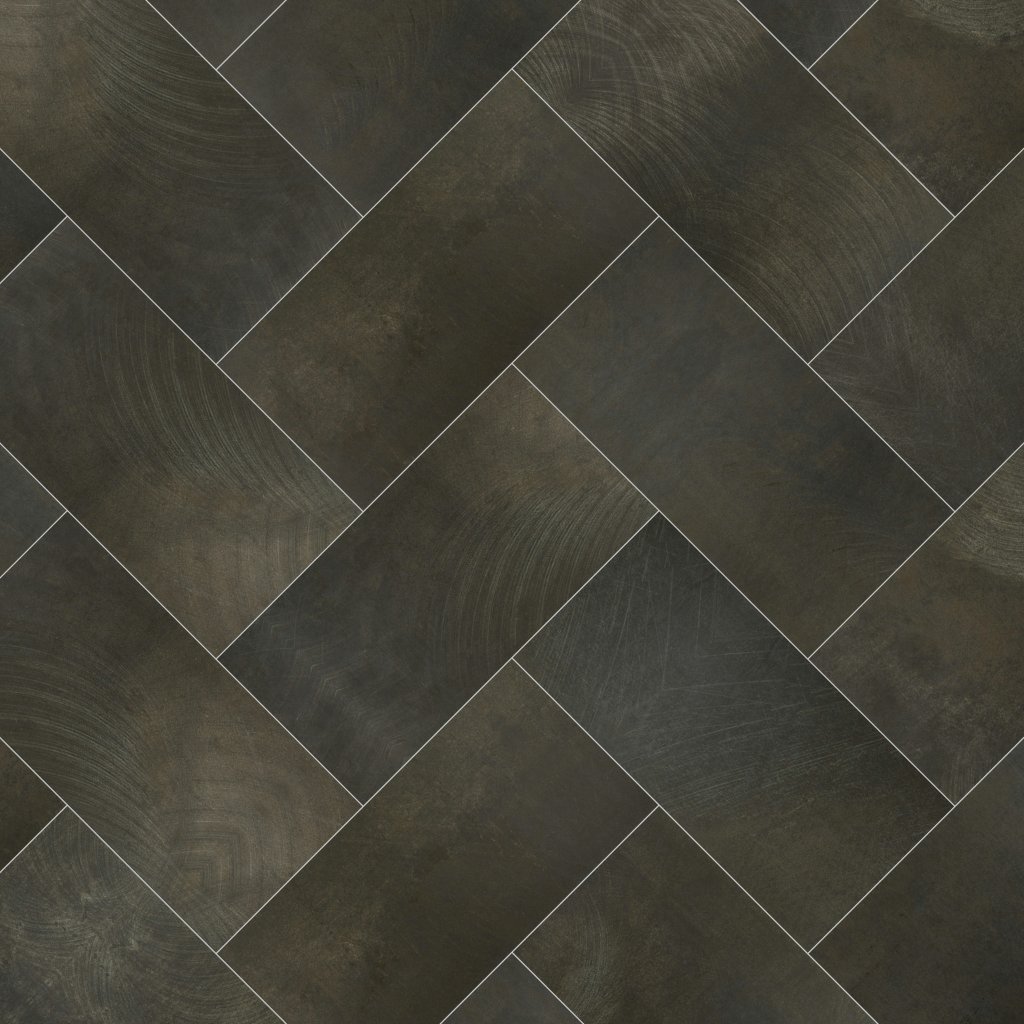 Daltile Ironcraft Sable Black, Rectangle, 12X24, Matte - Sable Black