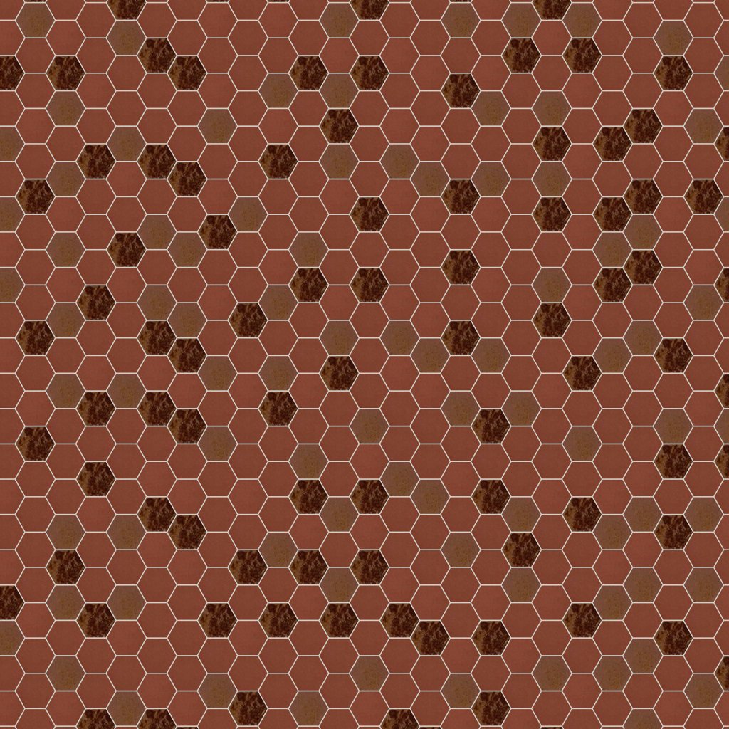 Qualis Ceramica Hamptons Collection Confetti Mosaic Mauve