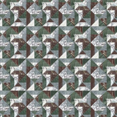 Qualis Ceramica Utopio Tria Tropic Mosaic - 15,75" x 15,75"