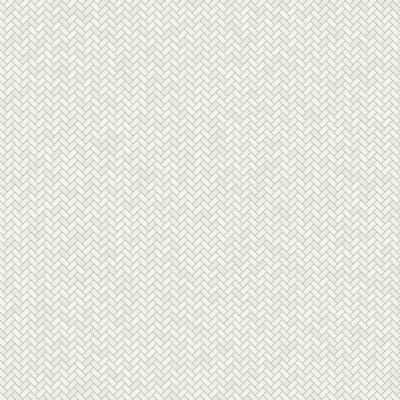 Marble Systems Snow White Polished Herringbone 1x2 Marble Mosaic 11x11 - Snow White - 11" x 11" x 3/8"