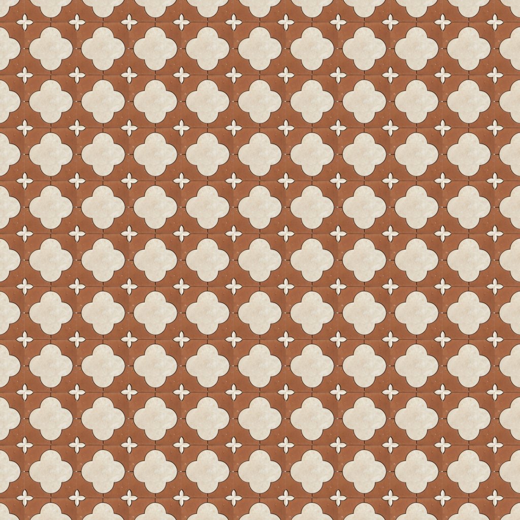 Marble Systems Diana Royal, Rustic Terracotta Honed Cottage Marble Mosaic 12x12 - Diana Royal