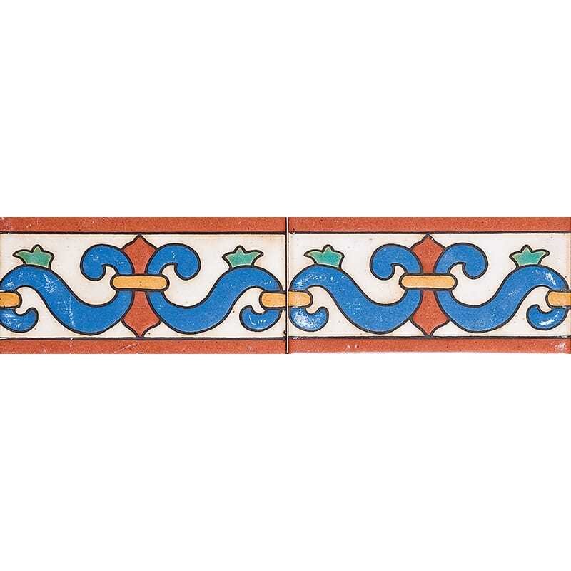 Marble Systems 1594 Glazed 1594 Ceramic Border Tiles 3x6 - 1594