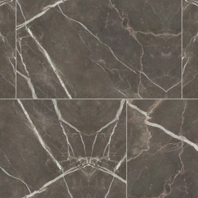 Qualis Ceramica Royal Stoneworks 48X48 Regal Brown Marble Polished - 48" x 48"