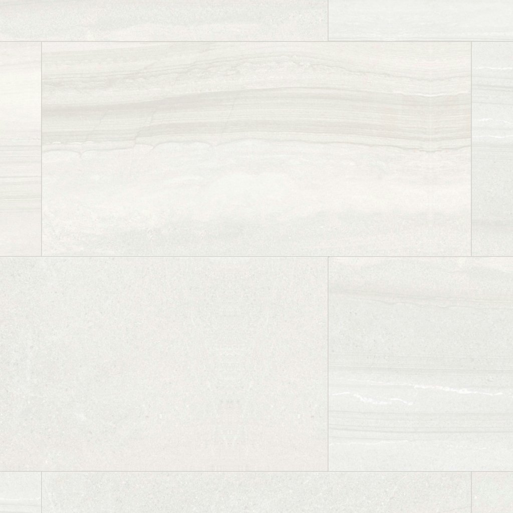 Qualis Ceramica Rhythm Studio Bianco 24X48F