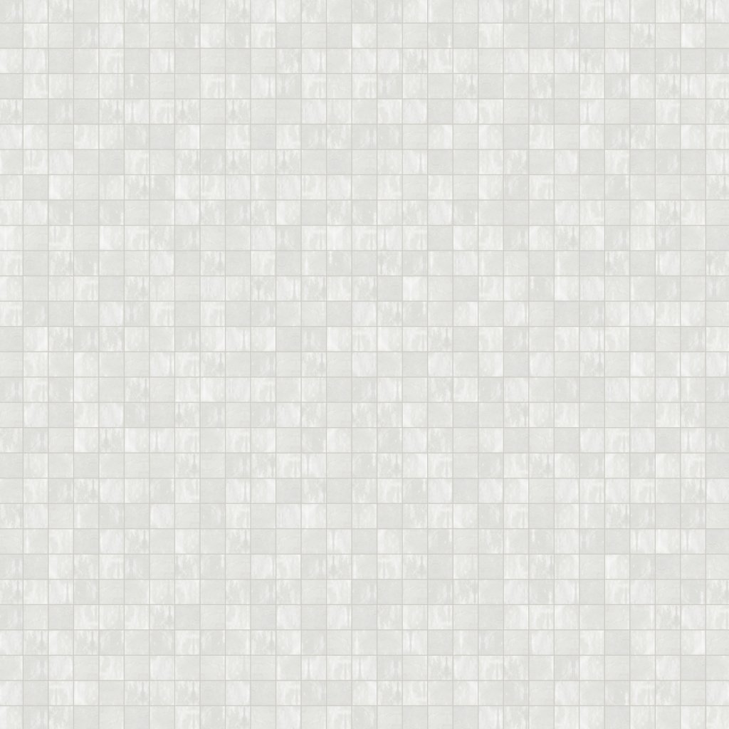 Qualis Ceramica Chelsea Collection Zellige Glazed Ceramic White 3"x3" Mosaic