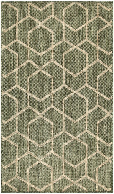Nourison Home Nourison Horizon Indoor/Outdoor HOZ01 9' x 12' Green Modern Rug - 3' x 5'