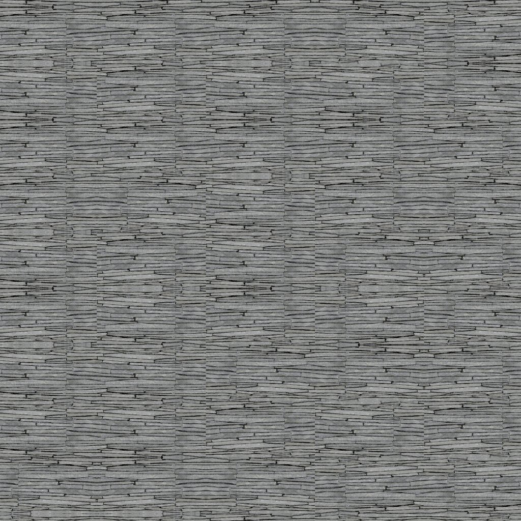 Qualis Ceramica Riviera Tileworks Chelsea Grey Sliced Slate Interlocking Mosaic